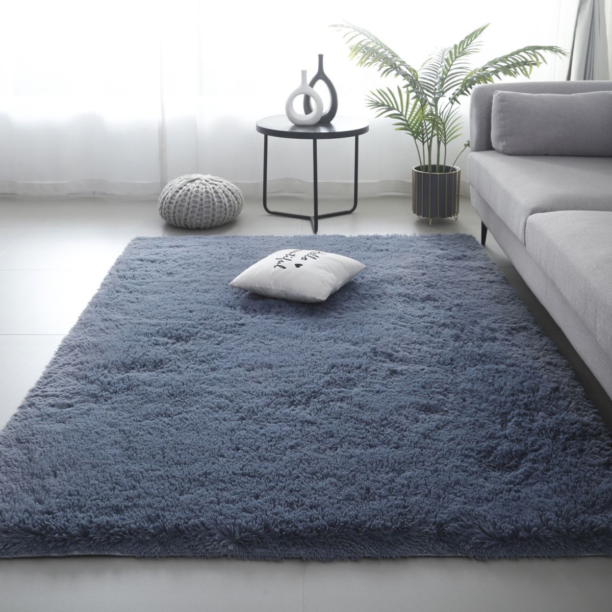 Thick Carpet for Bedroom Girls, Stain-Resistant Bedside, Living Room, Tatami Room, Large Area Full Carpet