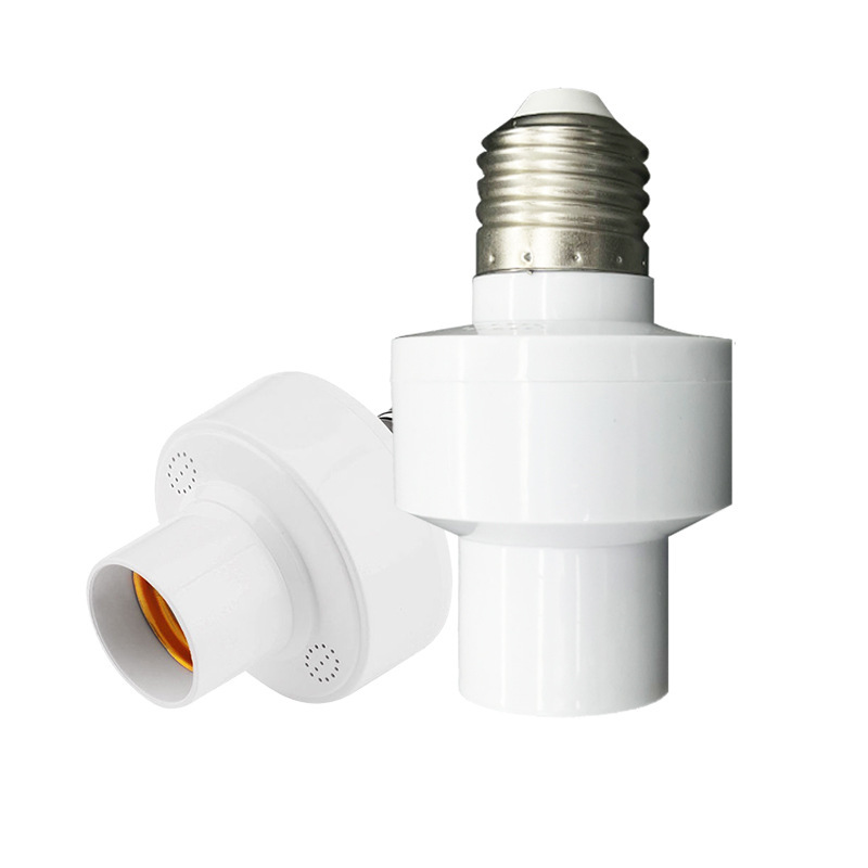 LED 지능형 음성 음성 제어 램프 홀더 E27 나사 오프라인 토크 제어 스위치 무선 전구 램프 홀더 램프 홀더