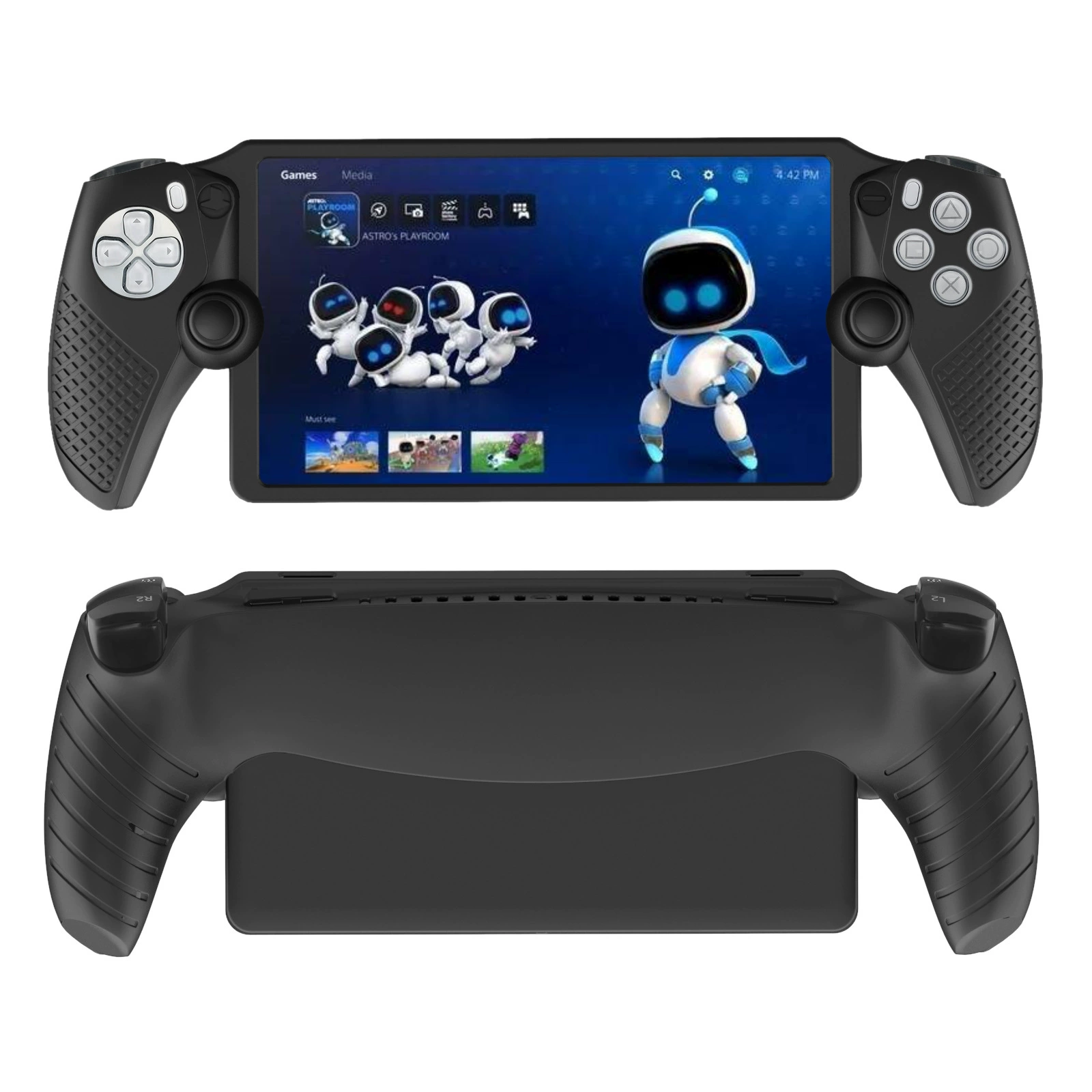 Совместимо с Sony PlayStation Portal набор портативная машина защитный чехол силиконовый шарнир защитный чехол