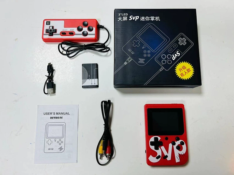 Handheld Game Console 2.4 / 3.0-inch SVP, Single & Double Versions, AV Output