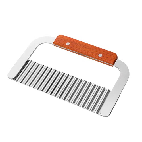 Wolf tooth potato wavy knife kitchen household multi-functional fancy slicer potato grid slicing tool stainless steel cutting tool