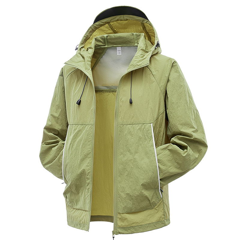 Summer travel jacket for leisure outside climbing, quick dry breathable sun protection clothing, windbreaker, for beloved 2