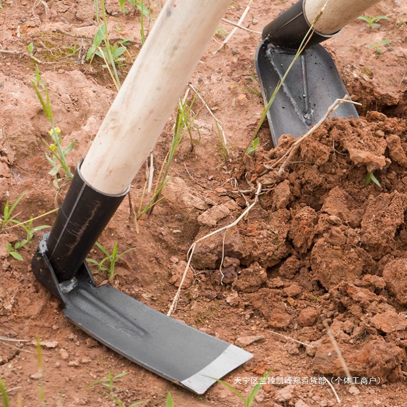 锄头家用种菜锰钢挖土老式农用专用挖笋神器开沟锄草农具工具除草