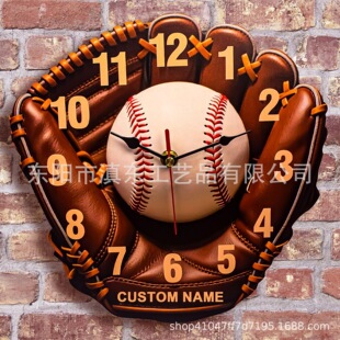 �羳��ƷBaseball gloves wall clock �������ג��R�ҾӠ����b�