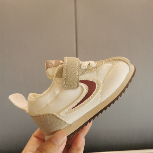 Infants aged 0-1-2 years old, baby shoes, toddler shoes, soft-soled fabric forrest shoes, sports shoes, spring shoes for boys and girls