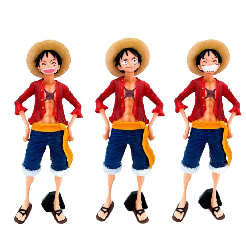 Mayorista pirata Luffy sonrisa Luffy Monchi D Luffy puede cambiar la cara Luffy modelo de mano