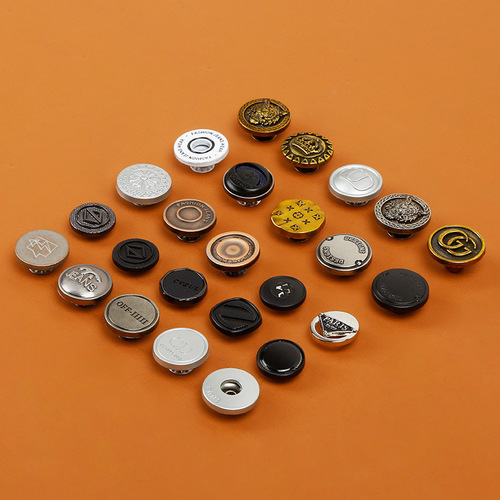 Down jacket buttons, shank buttons, square buttons, garment front buttons, mother buttons, metal four-way buttons, hidden buttons