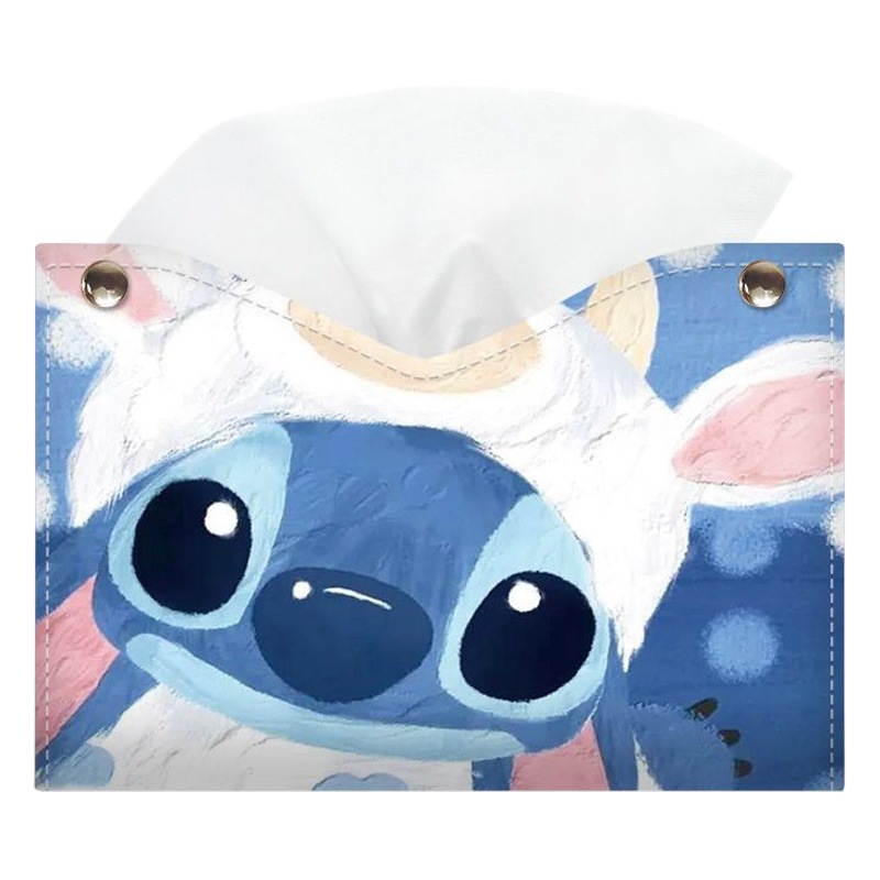 Caja de tejido de puntada hogar sala de estar servilleta coche cuero luz caja de almacenamiento de tejido de lujo caja de tejido de dibujos animados