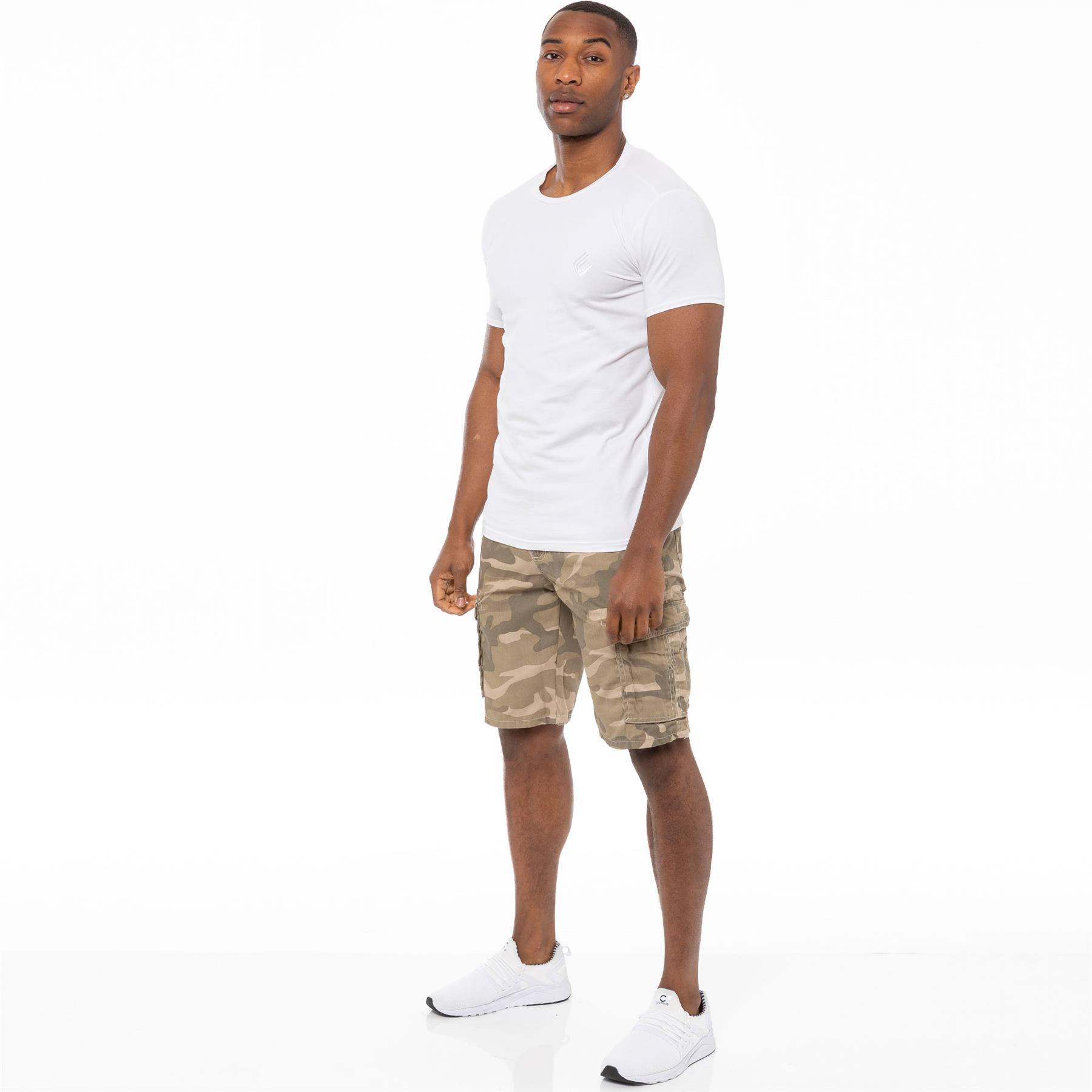 Herren Camouflage Cargoshorts Weit Geschnitten Mit Taschen_voghion.com