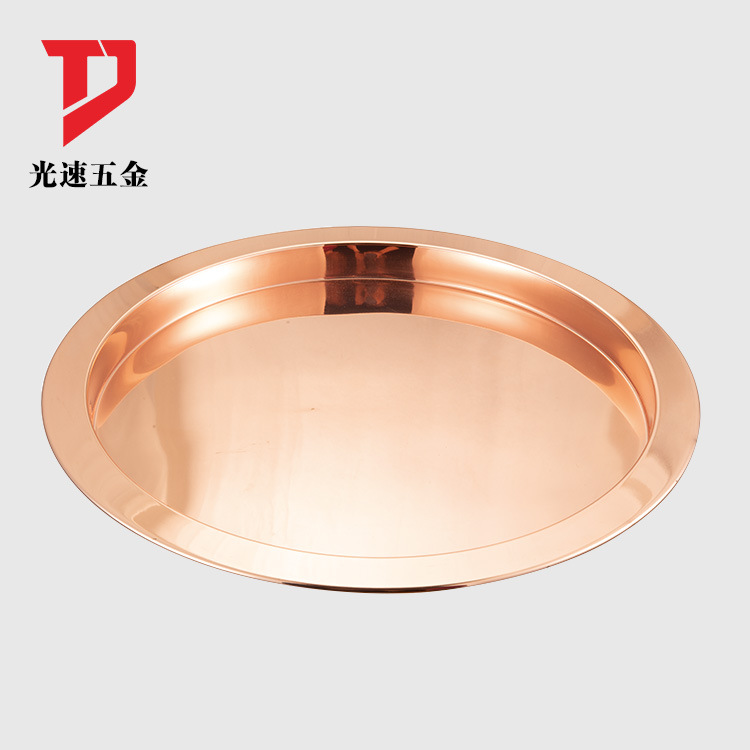 Fábrica al por mayor de acero inoxidable bandeja de frutas 201/304 placa de metal Hotel bar restaurante suministros