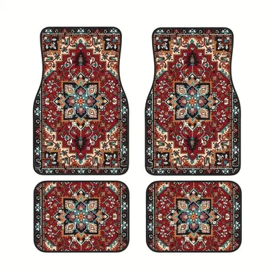 Avtomobil döşəmə paspasları, Cross-Border Temu Car Floor Mats, Stain-Resistant - sku08-color-temu-hot-selling-floor-mats-11-3344cm-two-piece-pack