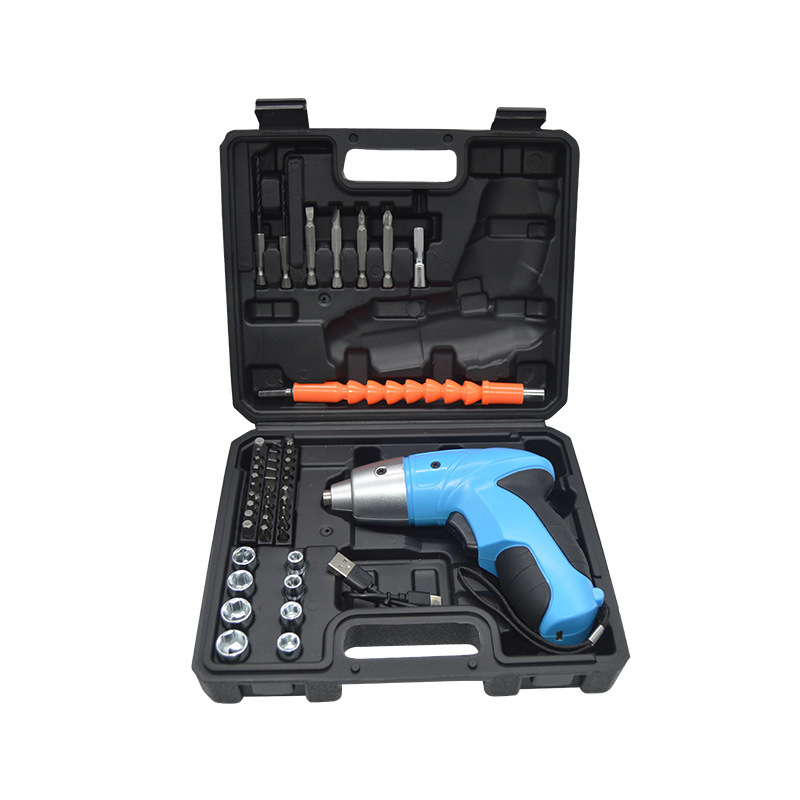 Destornillador Eléctrico Plegable Set de 47 Piezas Recargable Multifuncional