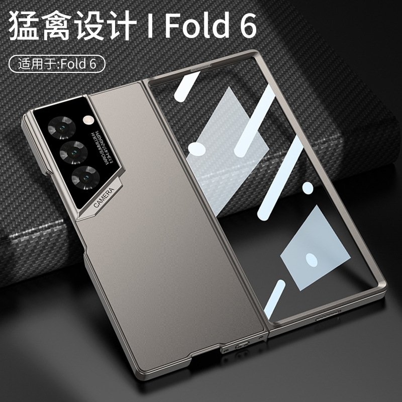 Cross-Border Applicable Samsung Zfold6 Raptor Mobile Phone Case Frosted Hard Shell Simple Style Shell Film Integrated Amazon Hard Shell Cross-Border Applicable Samsung Zfold6 Raptor Mobile Phone Case Frosted Hard Shell Simple Style Shell Film Integrated Amazon Hard Shell