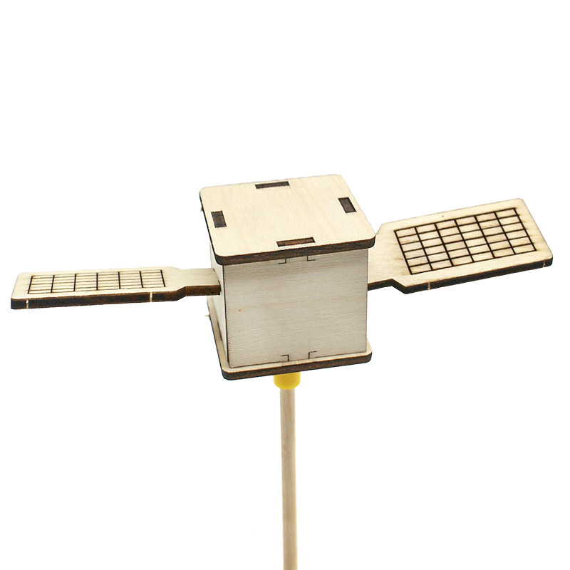 簡単衛星1号児童学生diy盛り合わせ衛星宇宙模型科学技術小製作手作り材料