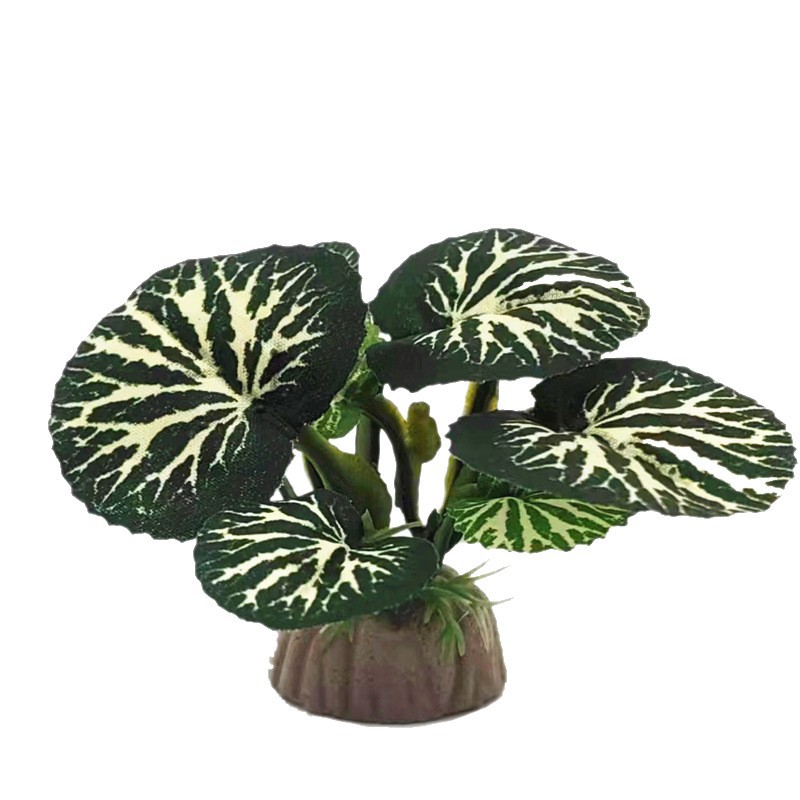 Tanque de peces paisaje planta decoración acuario paisaje decoración tela hoja simulación agua hierba algas plástico flor artificial