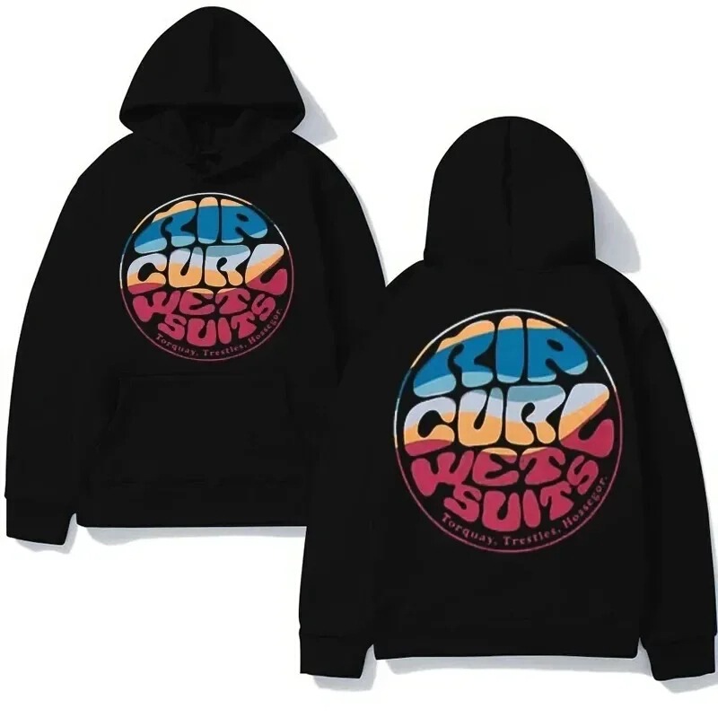 2025 Men's Ripped Curly Men's Wetland Sweatshirt Y2K High-Quality Clothing Loose Version Retro Clothing