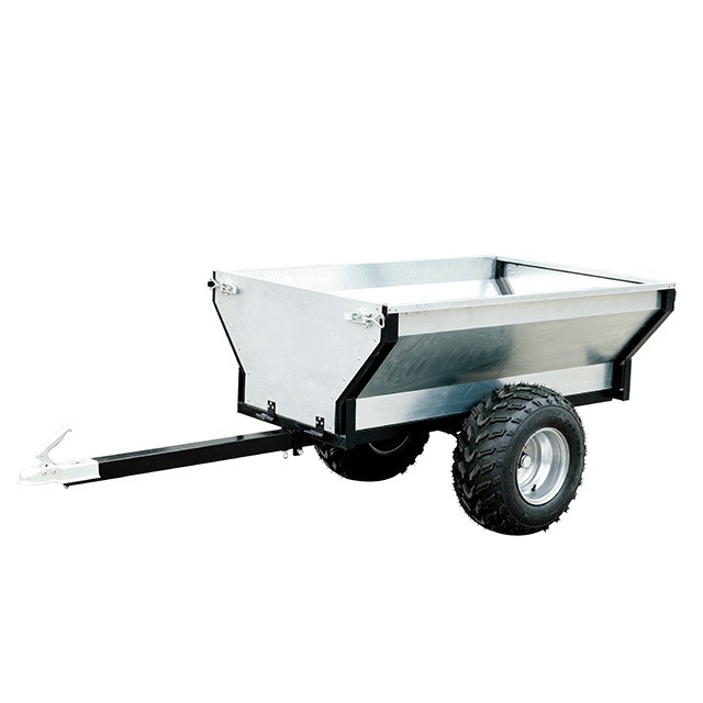 ATV小拖车户外木头拖车自卸小拖斗农用拖车