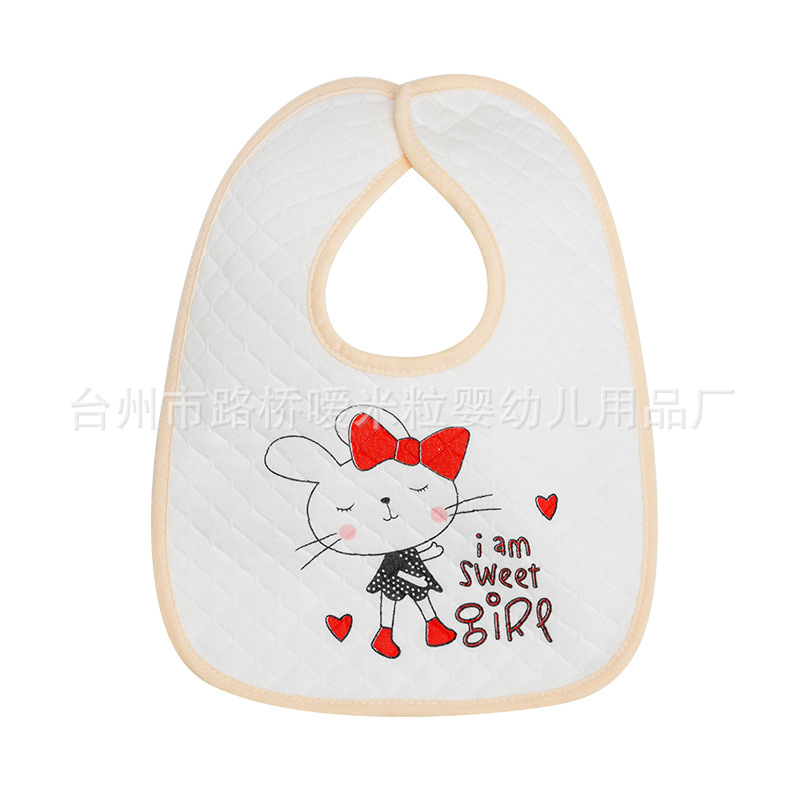 Algodón espacio de algodón capa de aire de dibujos animados lindo babero