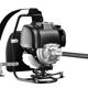 in stock wholesale gasoline lawn mower four-stroke backpack brush cutter machine side-mounted multifunctional weeding and scarifier