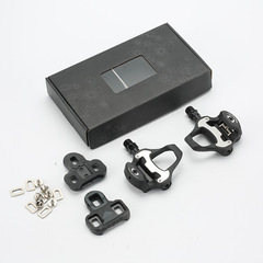 Road bicycle locking pedal, ultra-light bearing bearing pedal, bicycle self-locking pedal R550R540 with locking plate