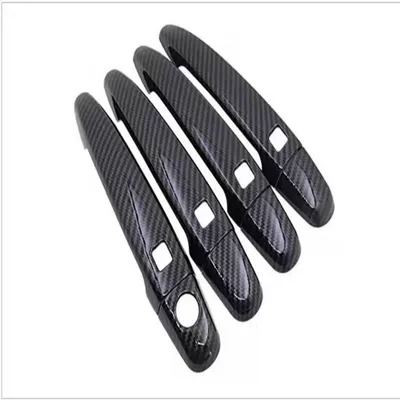 Handle Door Bowl Bright Black — Other Automotive Exterior Supplies - handle-single-hole-4-smart-carbon-fiber-pattern