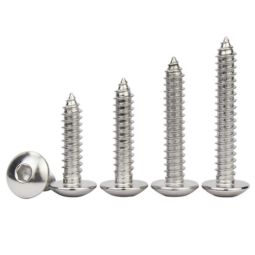 304 stainless steel large flat head hexagonal self-tapping screws mushroom head umbrella head large round head wood screws M3M4M5M6