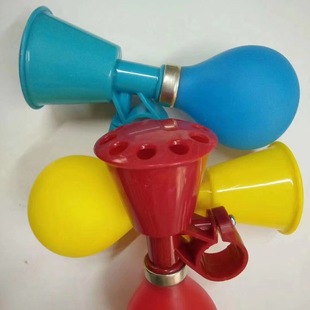 Factory Wholesale Mountain Bike Kidsren's Bicycle Plastic Air Horn Cycling Equipment Ten Hole Plastic Air Horn