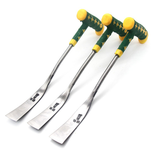 Rubber handle plastic handle forged agricultural flower shovel gardening garlic seedling small shovel plastic handle digging wild vegetable shovel digging garlic shovel