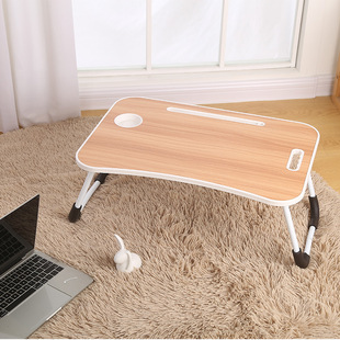 Yuanshou Manufacturer Wholesale Injection Molded Integrated Lazy Table Gift Student Dormitory Folding Computer Table Small Table