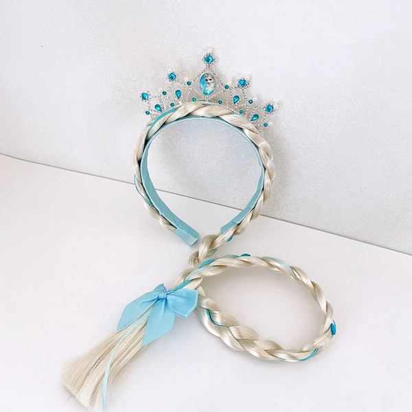 44#Fireworks Crown Braid -Blue