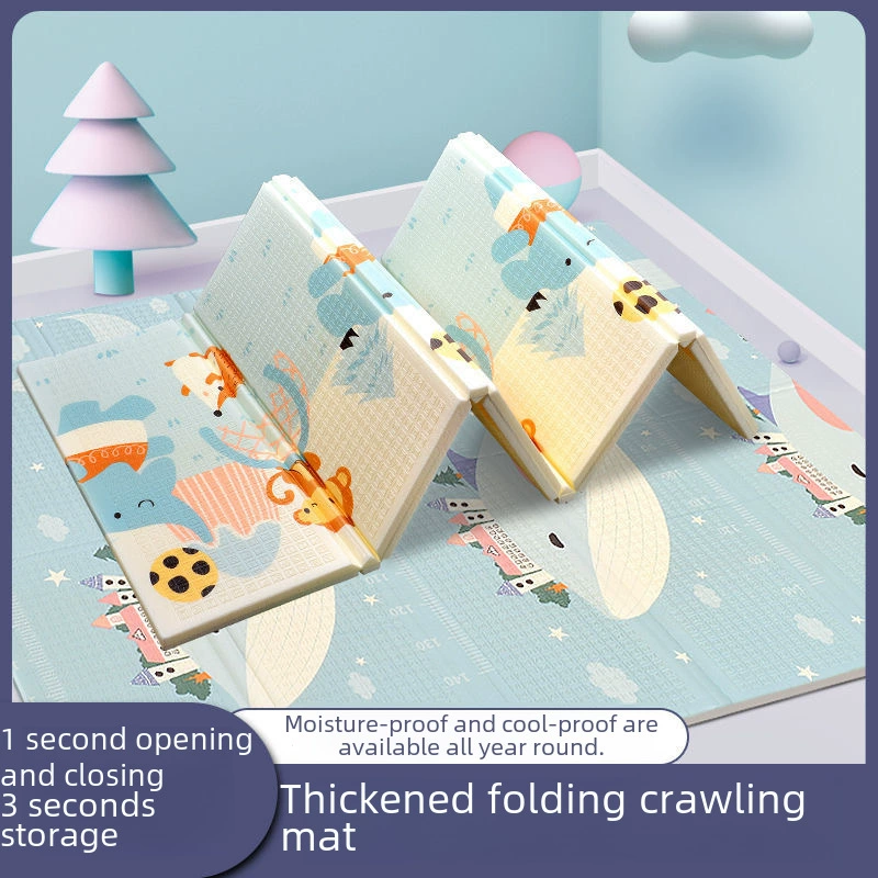 Foldable game mat for crawling, carpet from foam, wholesale, increased thickness