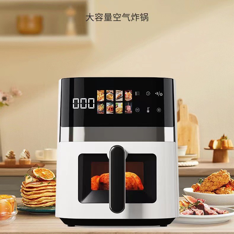 Foreign Trade AIR FRYER Cross-border Foreign Trade Household Air Fryer Multi-function Intelligent Large Capacity Visual Electric Fryer