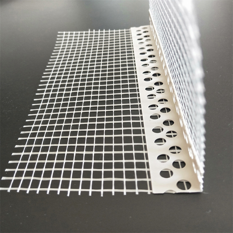 厂家销售外墙用PVC保温护角条 粘网外墙体阳角 网格布护角 厂家
