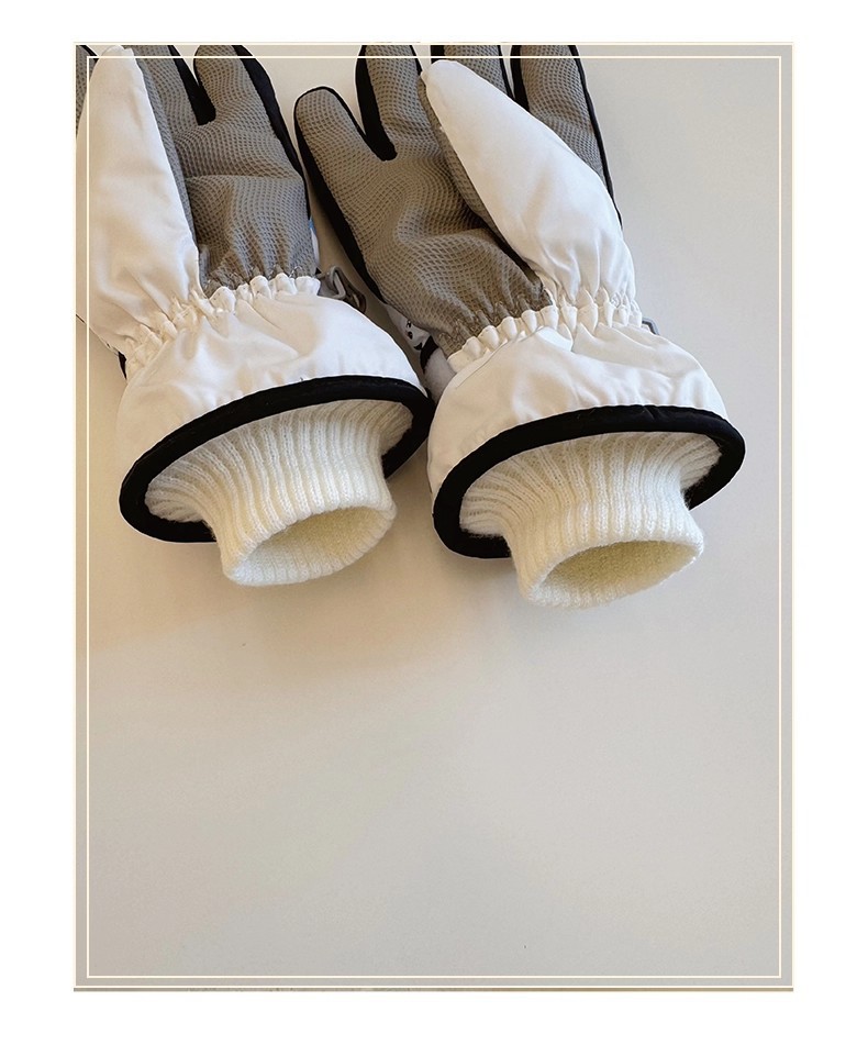 Guanti da sci invernali per bambini, caldi, per ragazzi e ragazze, per giocare sulla neve, anti-schizzi, in velluto, per ragazze, con dita fredde, transfrontalieri_voghion.com