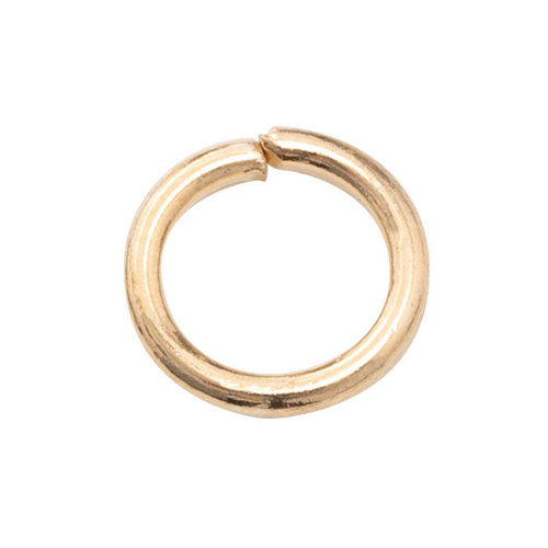 KC gold closed ring open single ring connecting ring small circle DIY necklace bracelet finishing jewelry accessories flat ring