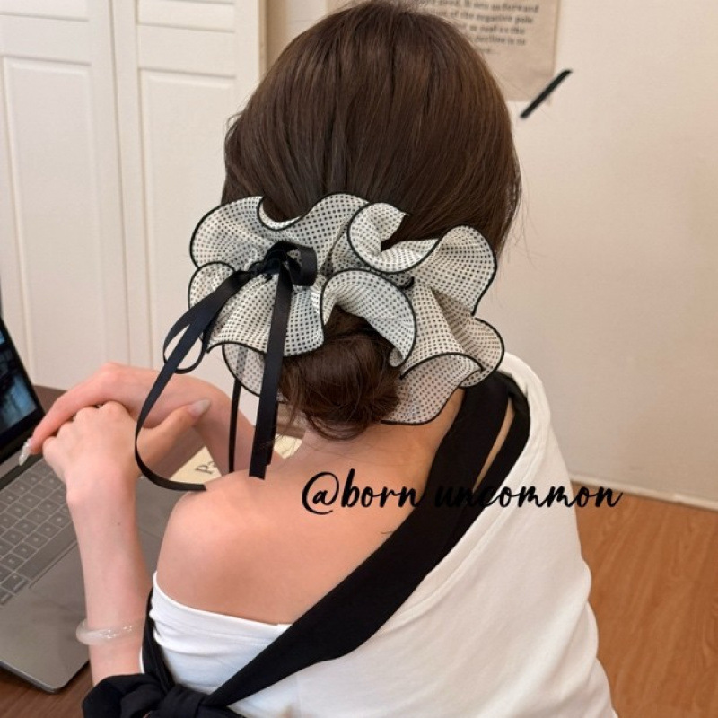 Beauty Goddess Arrival 2026 New Multi-Layer Bowknot Academy Style Age-Reducing Hair Clip 13cm Large Banana Clip Hairpin for Women