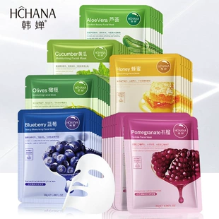 Тканевая маска HCHANA с алоэ вера, 30 г, увлажнение и контроль блеска