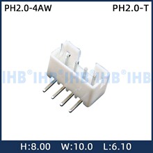 PH2.0-4AW�Ӳ���g��2.0MM�B������������^ֱ����Ӿ�����