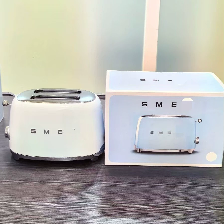 Высококачественный SMEG Retro Тостер TSF01 Многофункциональный Двухсрезочный Тостер