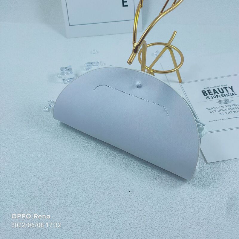 White soft bag glasses box with drawstring liner high-end sunglasses sunglasses glasses bag key storage coin purse