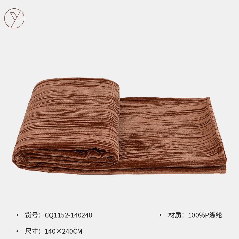 床上用品11件套法式轻奢高级感珊瑚橘样板房装饰抱枕靠垫床旗搭毯|undefined