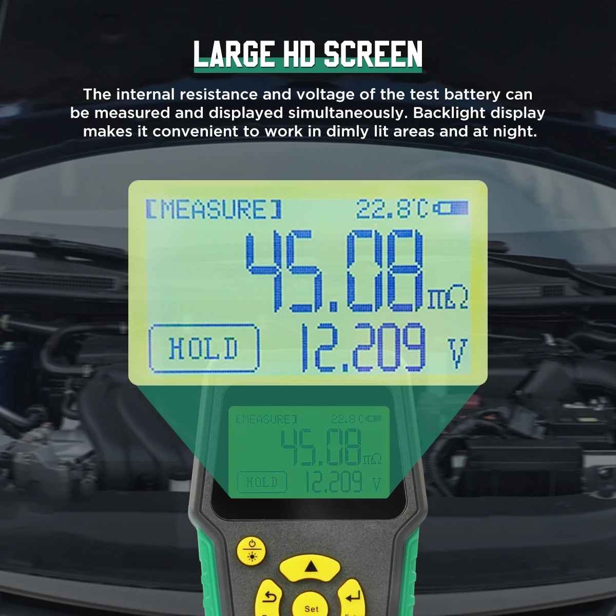 Dy223 New Energy Electric Vehicle Fault Diagnosis Instrument Lithium Battery Pack Voltage Detection New Energy Tester