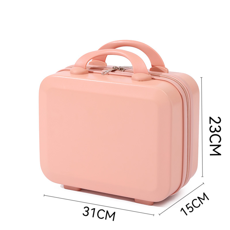 Customized Small Suitcase 14inch Cosmetic Case Mini Small Suitcase Souvenir Boarding Case Password Box Travel Case