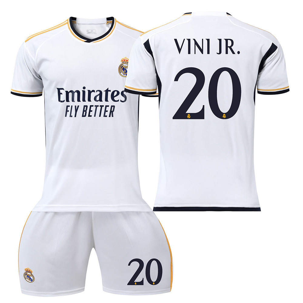 2324 Camiseta de fútbol del Real Madrid No. 7 Vinicius 5 Camiseta Belingham Mbappé 10 Modric Cross-border