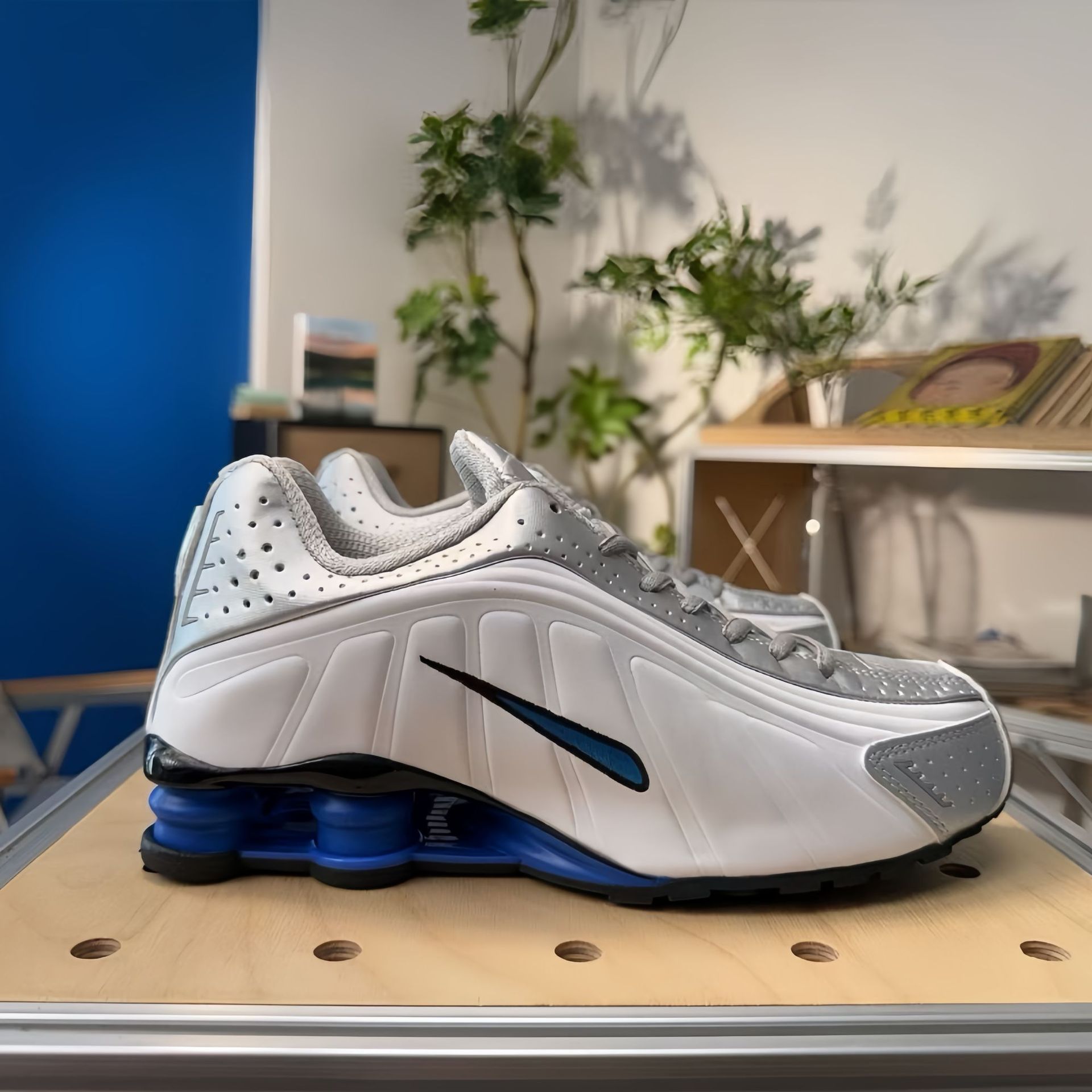 R4 - gancho azul blanco plateado 36 - 45