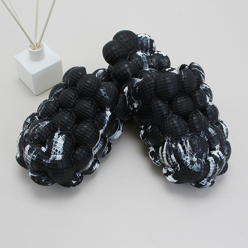 EVA Litchi Bubble Slippers for Women Wearing Dung Feeling Indoor Home Thick Bottom Couple Peanut Grape Shoes for Men Wholesale EVA Litchi Bubble Slippers for Women Wearing Dung Feeling Indoor Home Thick Bottom Couple Peanut Grape Shoes for Men Wholesale