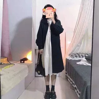 小个子风衣女春秋季2026年新款韩系垂感chic大衣中长款英伦风外套