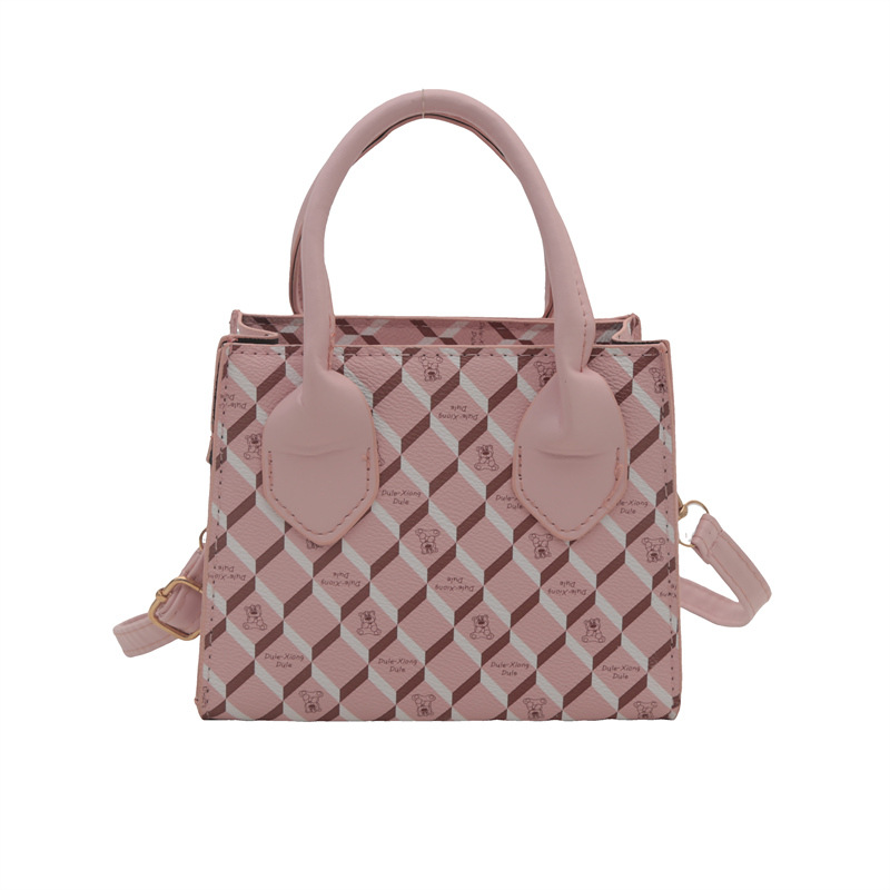 Bolso de mujer 2024 nuevo bolso de moda con textura bolso de hombro de cercanías con estampado de estilo occidental bolso de mensajero de gran capacidad de moda