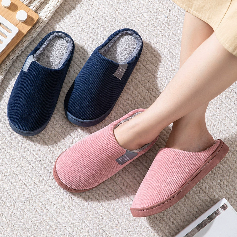 Demi-season non-slip keep warm winter slippers for beloved, wholesale