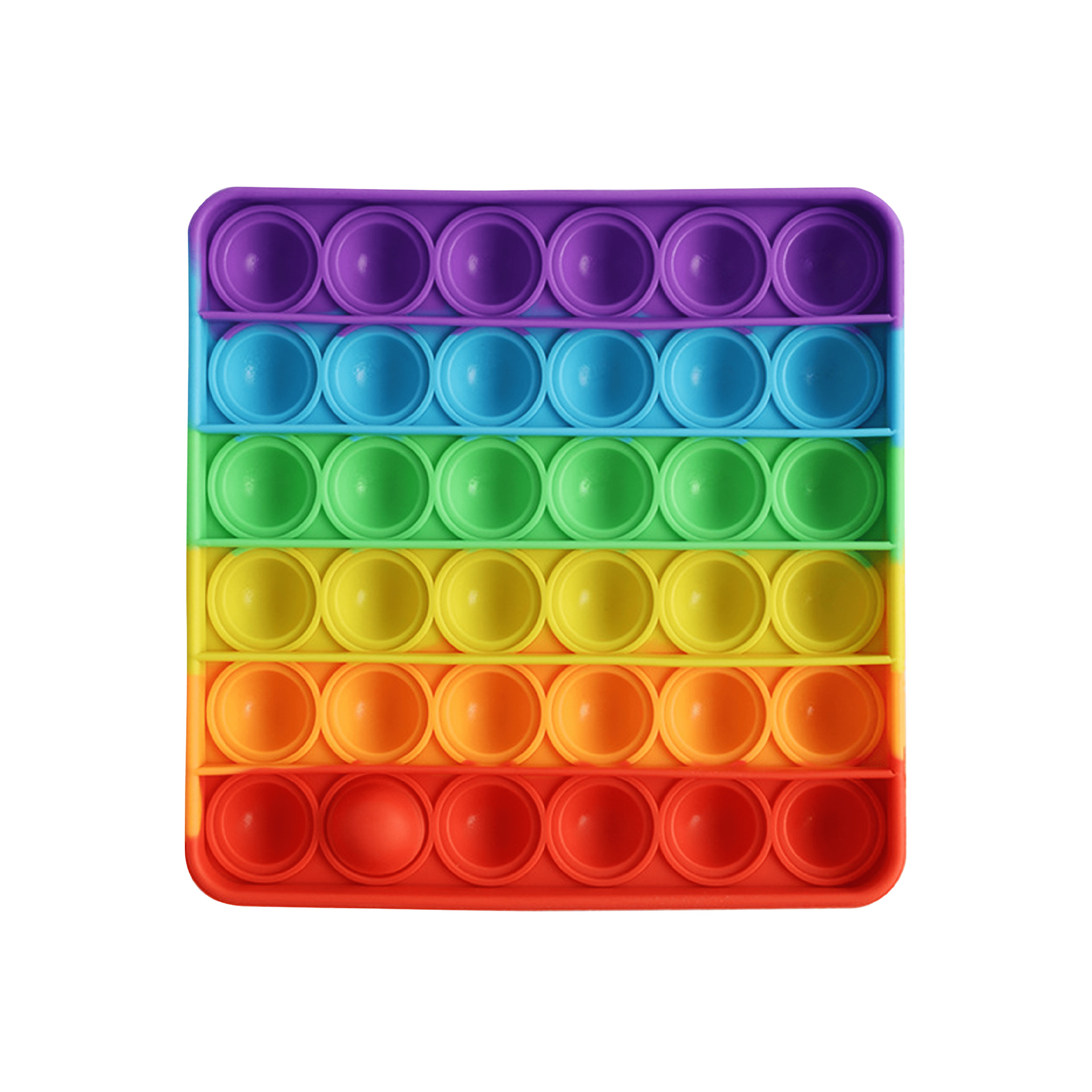 Spot 12cm Rainbow Rat Pioneer Silicone Presione Music Puzzle Pioneer Puzzle Bubble Music